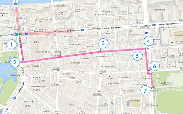 東京都現代美術館MAP